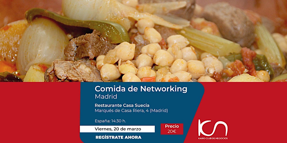 KCN Eat & Meet Comida de Networking Madrid - 20 de marzo