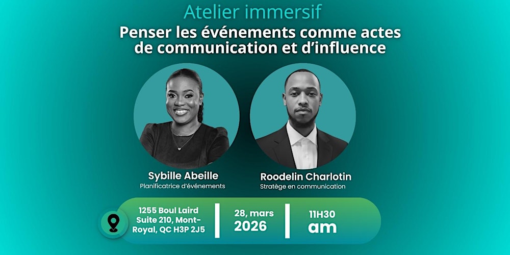Atelier immersif sur la planification et la communication événementielle