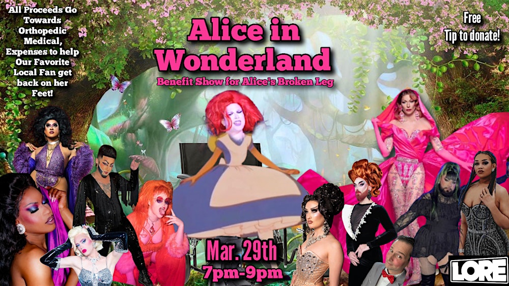 Alice in Wonderland: Drag Benefit Show