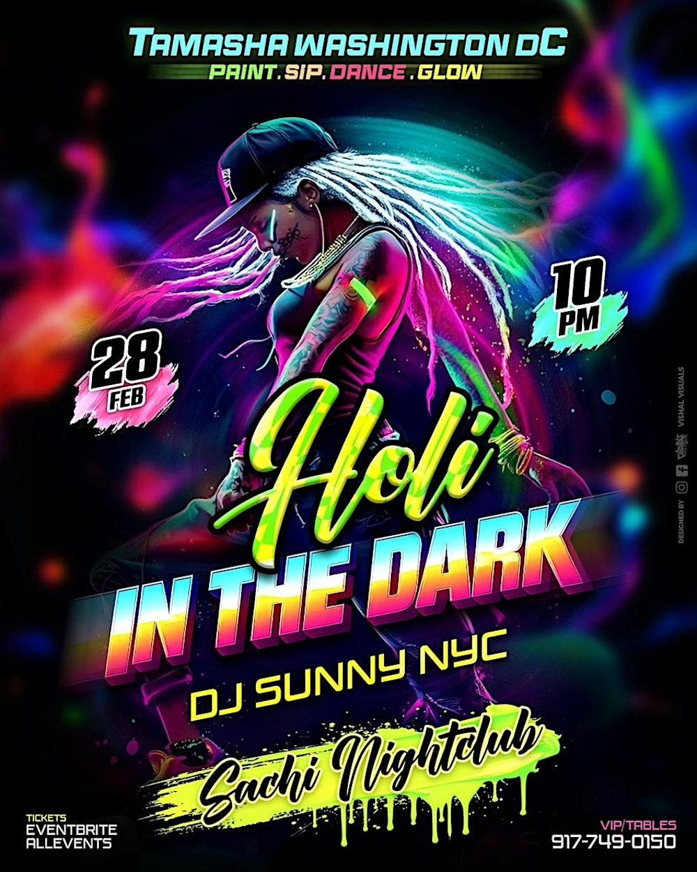 Blue Glove Presents: #1 WASHINGTON DC HOLI IN THE DARK 2026 | SACHI CLUB