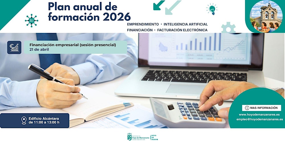 Plan de formación 2026. Financiación empresarial con Avalmadrid