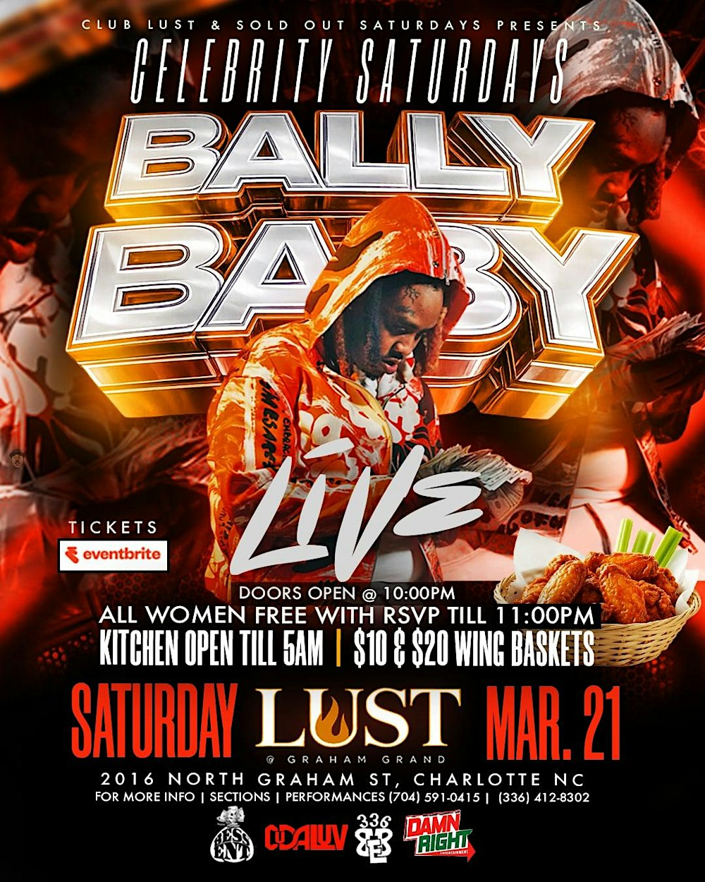 SOLD OUT SATURDAYS “BALLY BABY LIVE”