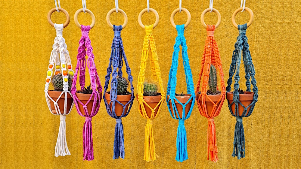 Create a Mini Macramé Plant Hanger - Paintworks