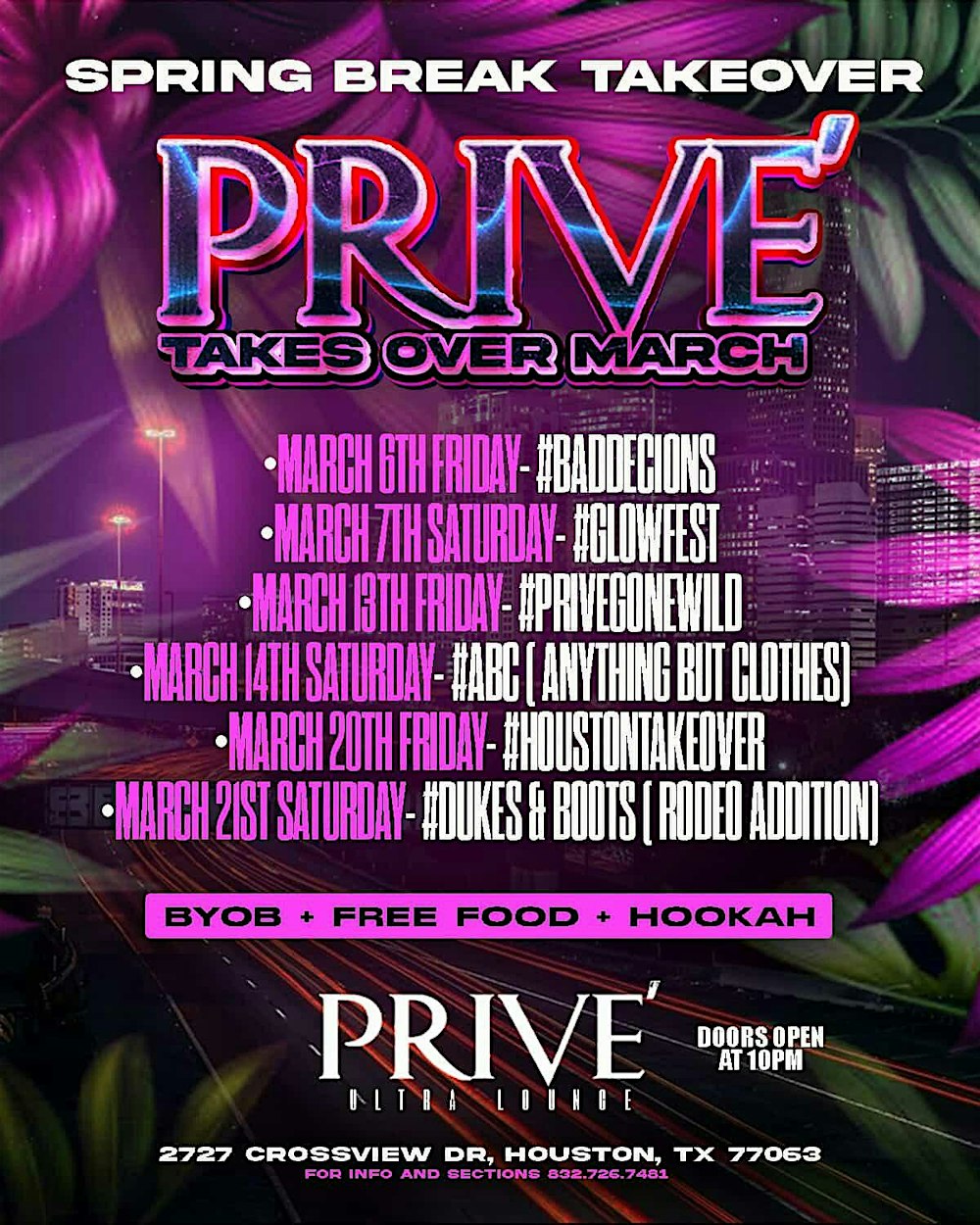 Spring Break At PRIVÉ