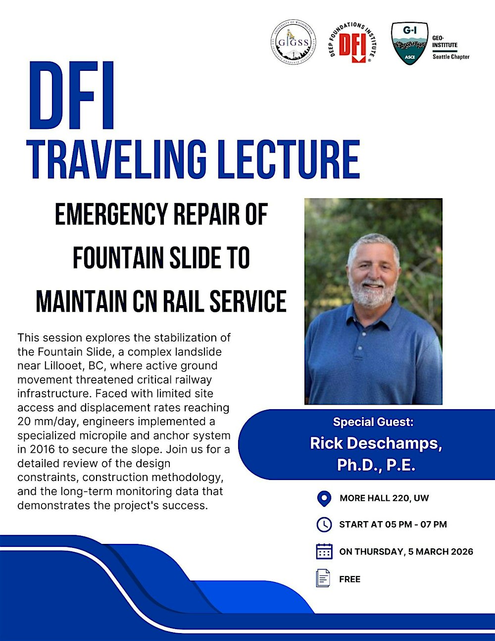 UW GIGSS & ASCE GI Seattle - DFI Traveling Lecture