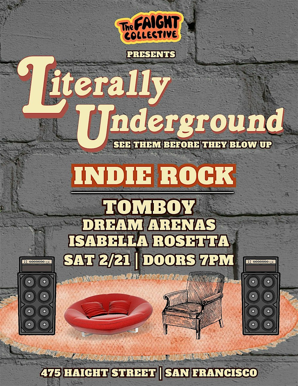 Literally Underground (Indie Rock): Tomboy, Dream Arena, Isabella Rosetta