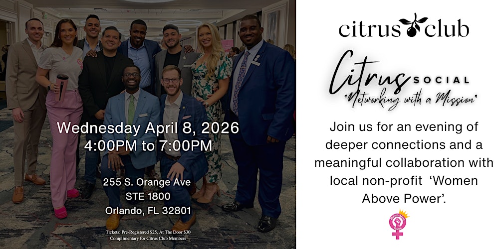 The Citrus Social: Networking with Women Above Power