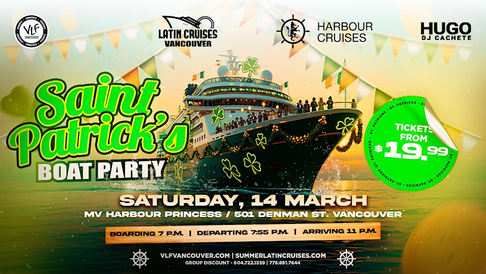 VANCOUVER’S SAINT PATRICK'S BOAT CRUISE
