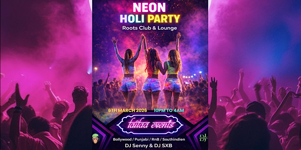 ✨ NEON HOLI PARTY - Hamburg