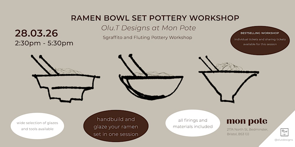 Ramen Bowl Pottery Workshop @ Mon Pote