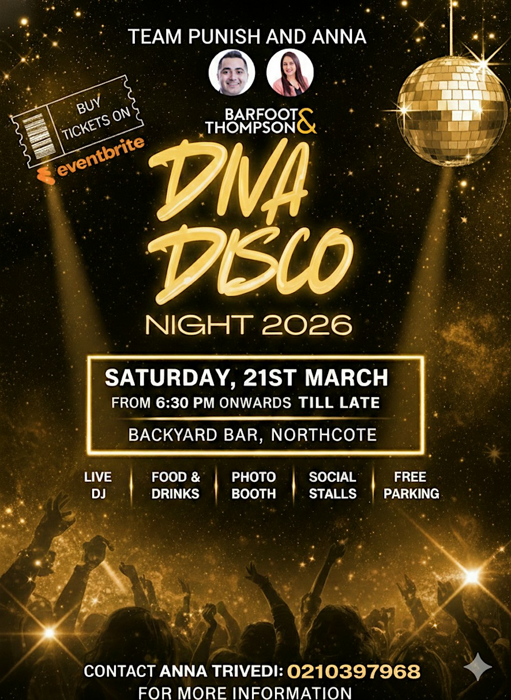 Ladies Diva Disco night 2026