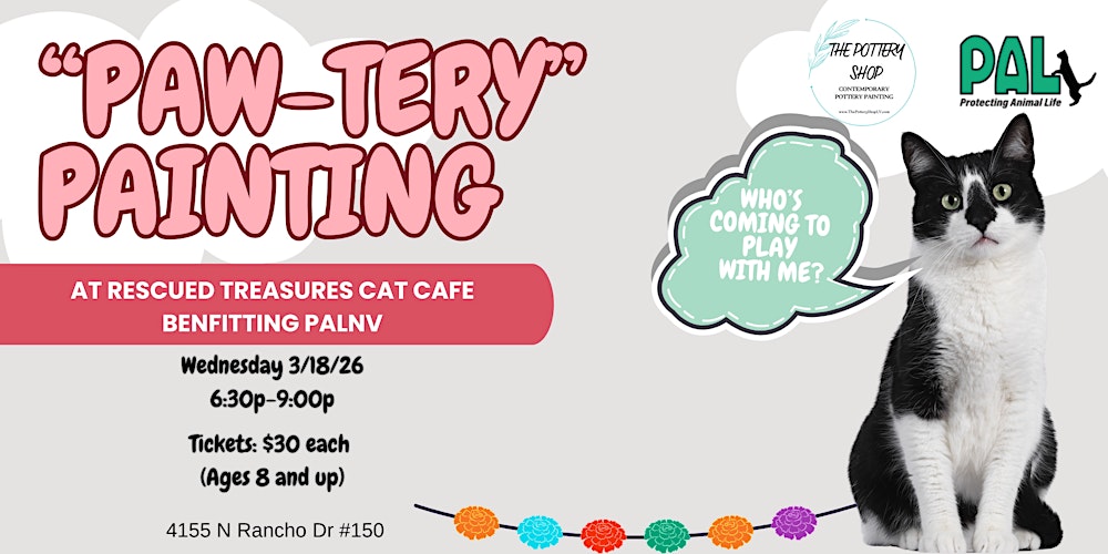 "Paw-Tery" Painting Benefitting PALNV