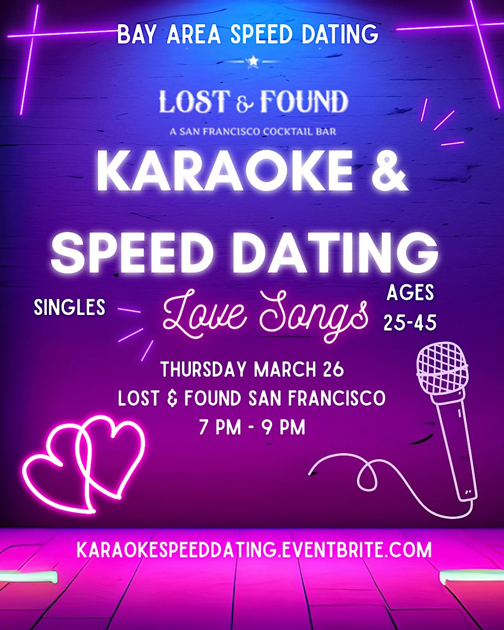 Karaoke + Speed Date | Ages 25-45 (Suggested)