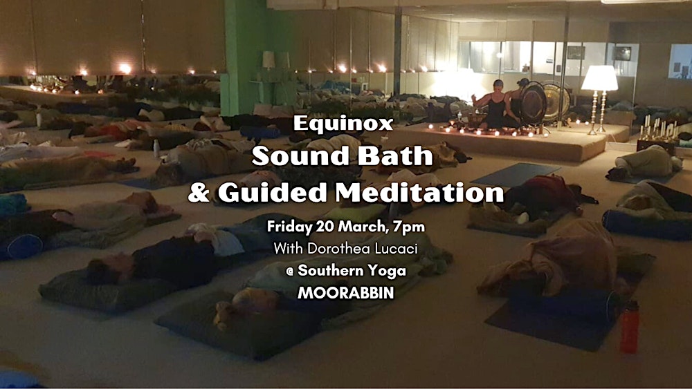 MOORABBIN (Vic): Equinox Sound Bath & Guided Meditation