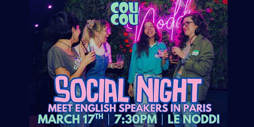 Coucou Social Night (English) - Paris, FR