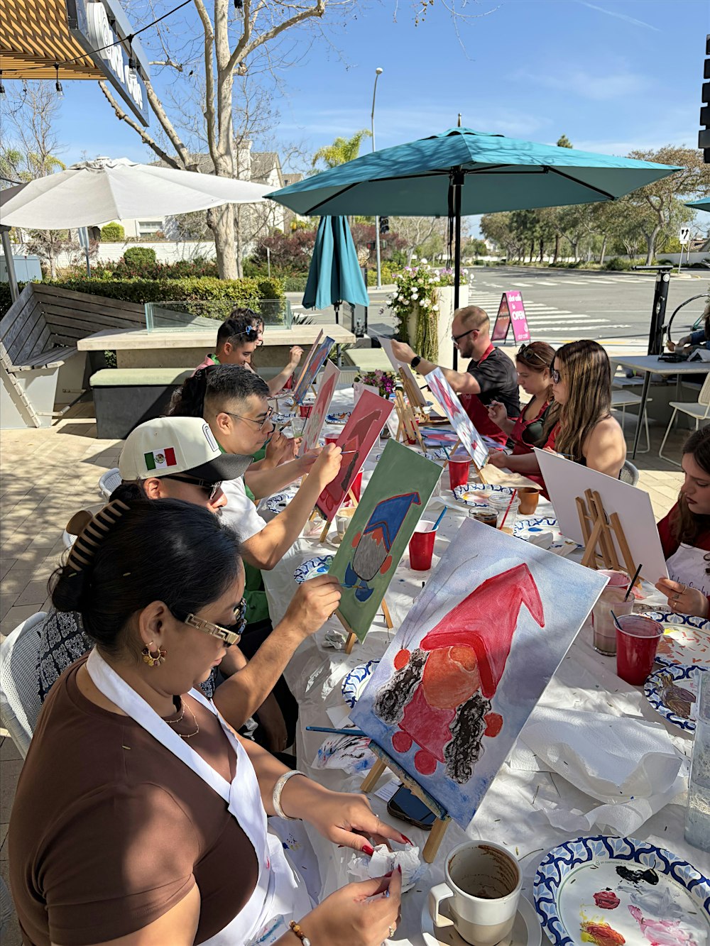 Springtime Paint and Sip