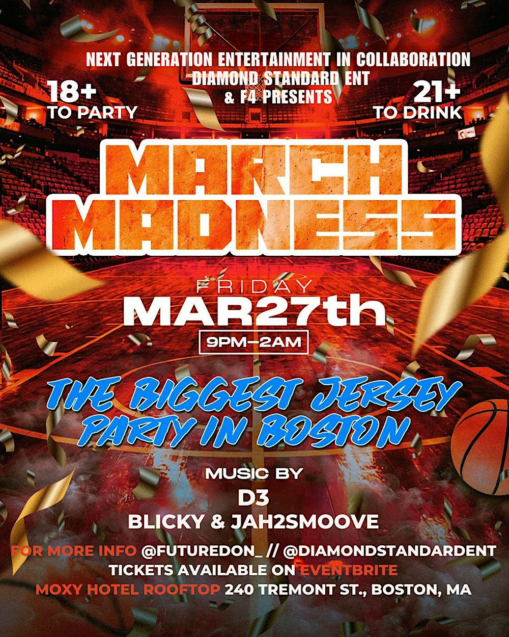 MARCH MADNESS - JERSEY FETE
