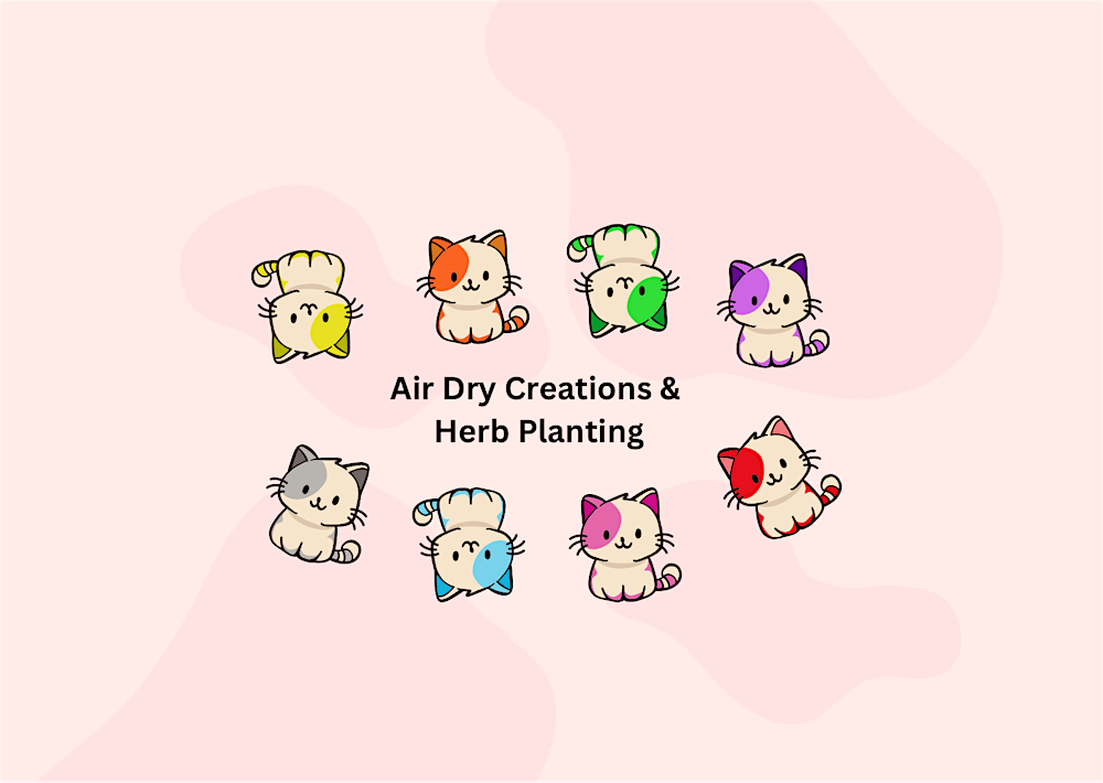 April School Holiday Workshop - Air Dry Creations and Herb Planting