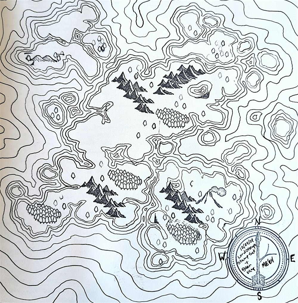 LuMa Gramhara Studio Arts - March Workshop: Whimsical Bean Maps!