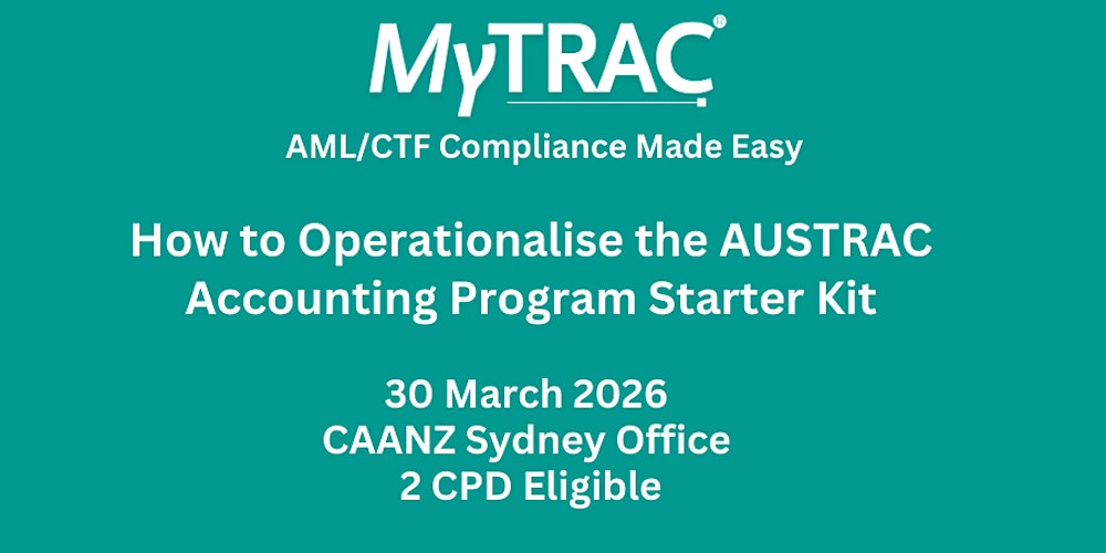 How to Operationalise the AUSTRAC Accounting Program Starter Kit