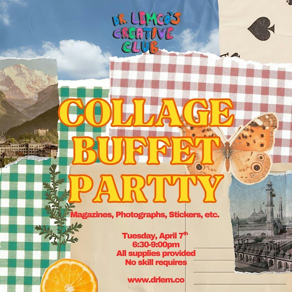 Make Your Own Collage at The Collage Buffet Party