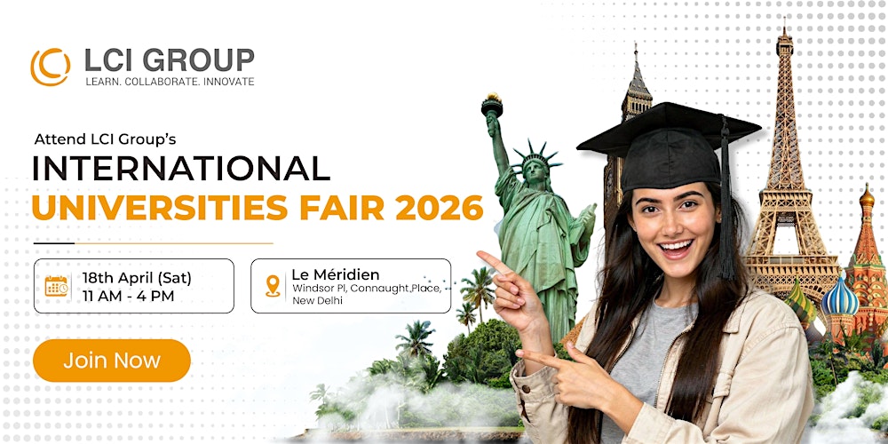 International Universities Fair 2026 | Study Abroad Expo – New Delhi
