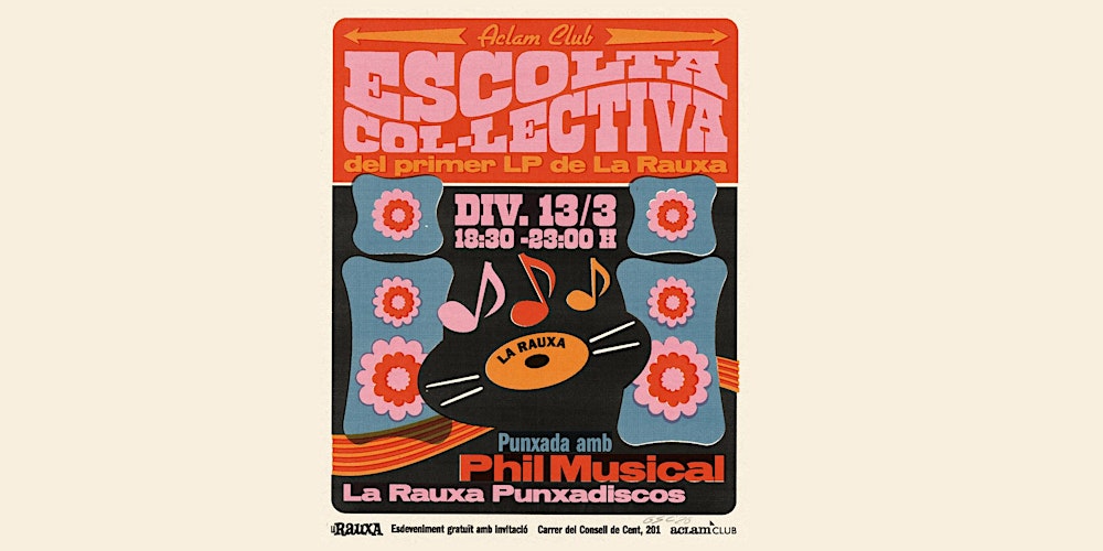 Escolta col·lectiva del primer LP de la Rauxa