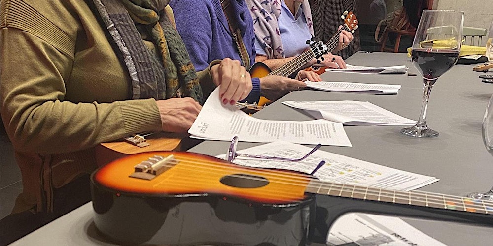 Ukulele Crash Course  at Azvex with Robin (& hound dog Carter)