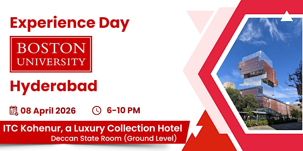 Experience Boston University Day - Hyderabad