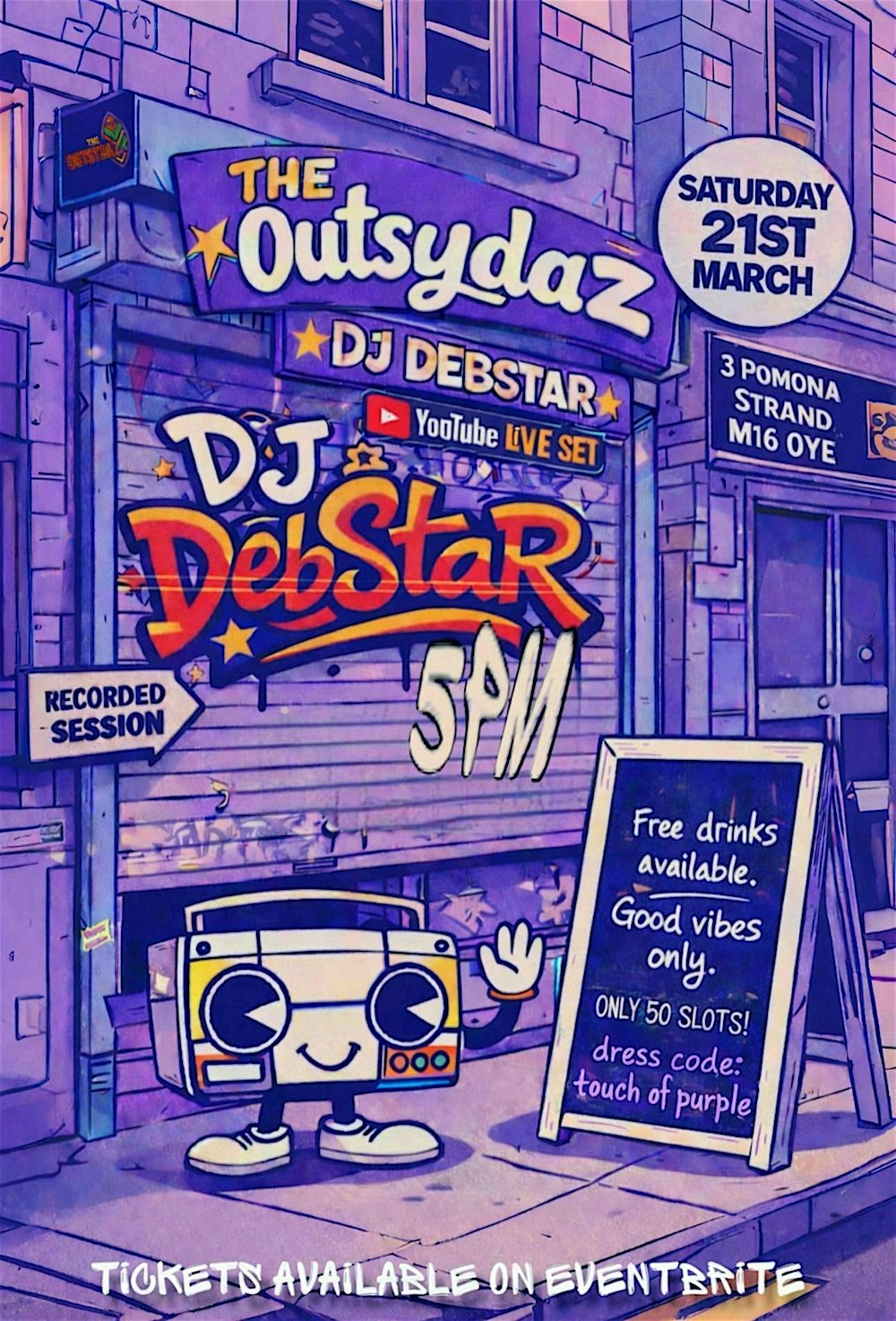 THEOUTSYDAZ | DJ DEBSTAR YOUTUBE LIVE SET
