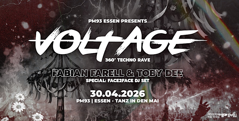 VOLTAGE ROOM PRES. ⚡️ TANZ IN DEN MAI ⚡️ 360 GRAD TECHNO RAVE | PM93 ESSEN