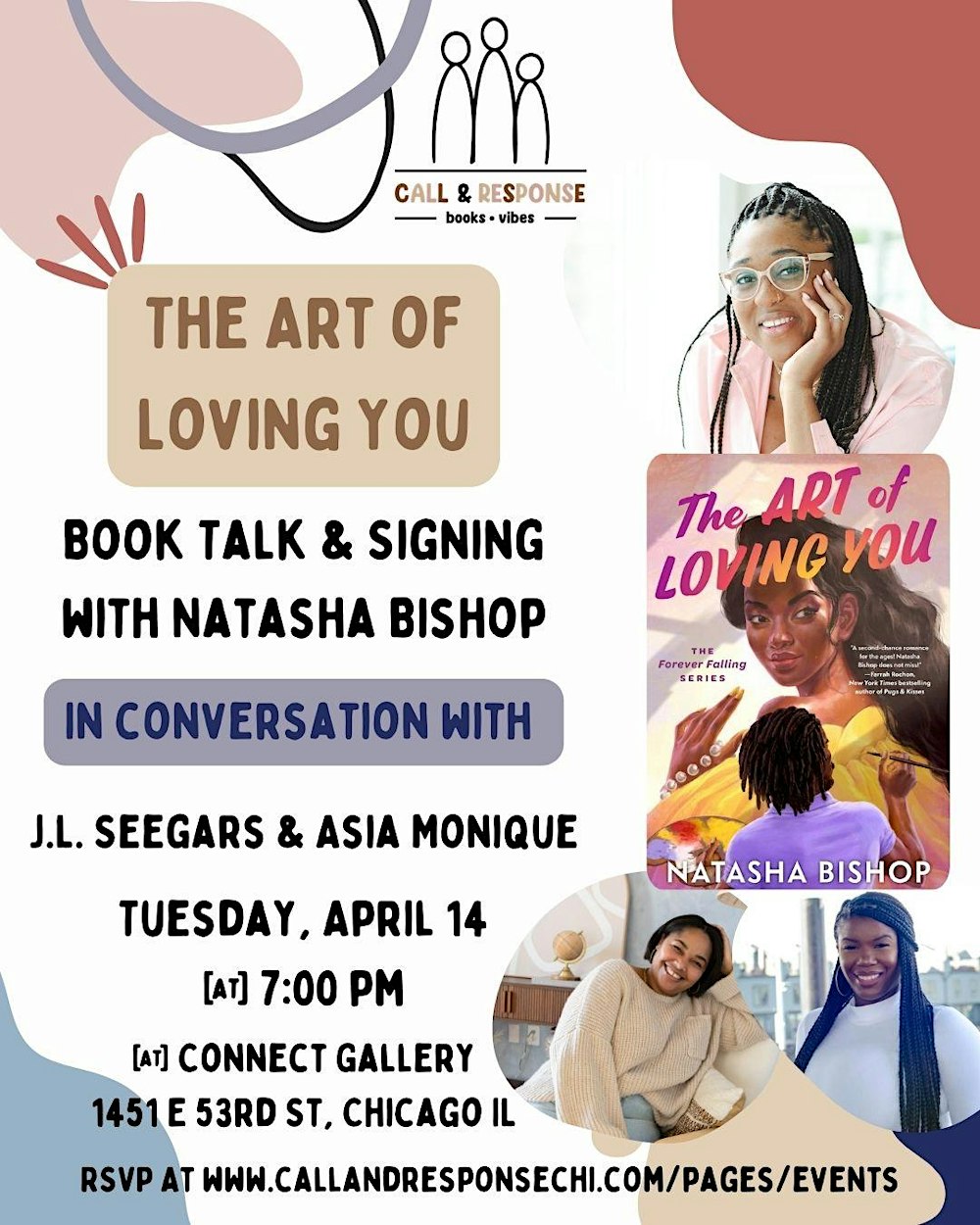 Book Talk: The Art of Loving You with Natasha Bishop!