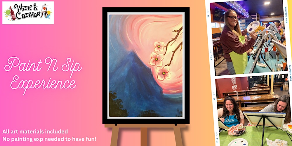 Tampa Paint Party – Mountain Flowers