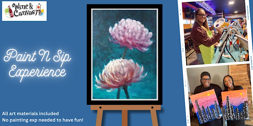 Tampa Paint Night – Pretty Peonies @ La La Sangria Bar