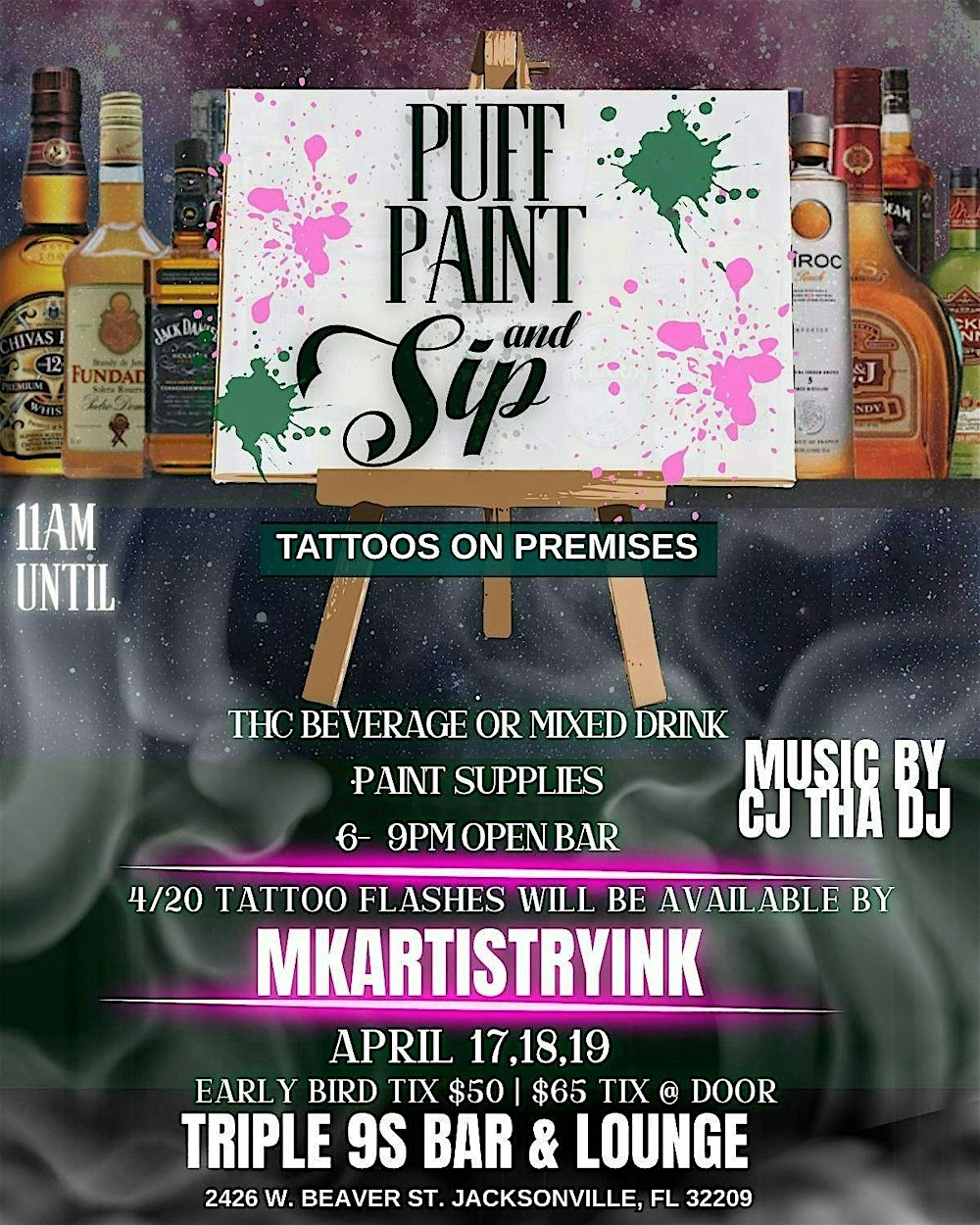 Puff Paint and Sip Extravaganza