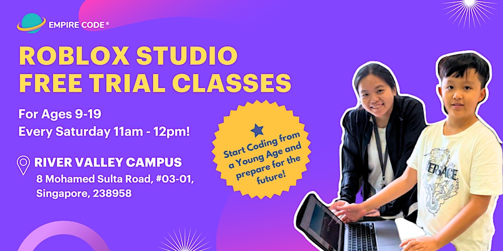 Coding School for Kids Near Me: Roblox Coding Trial Classes (Ages 9–19)