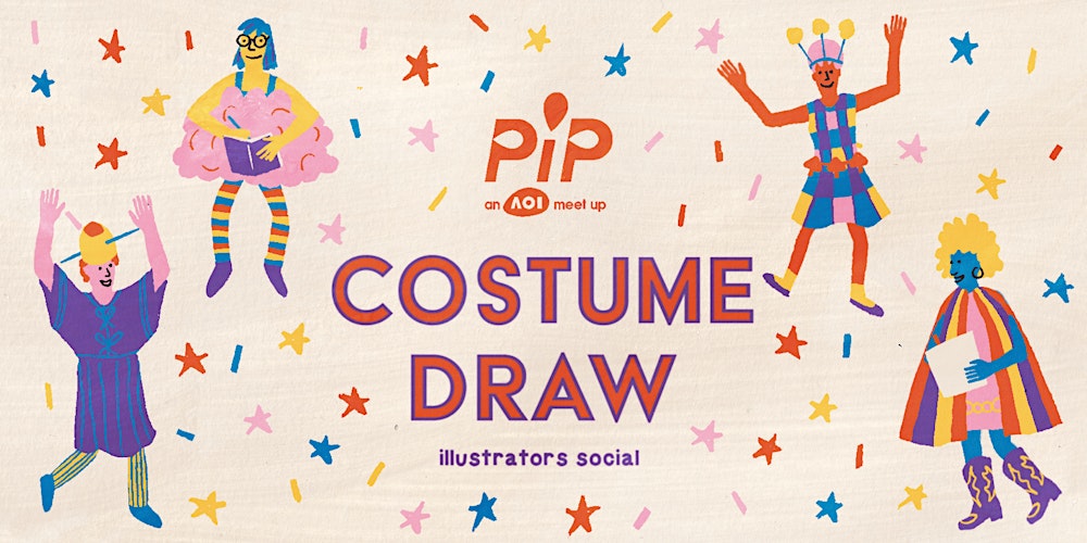 Costume Draw / Bristol illustrator meet-up / Pip