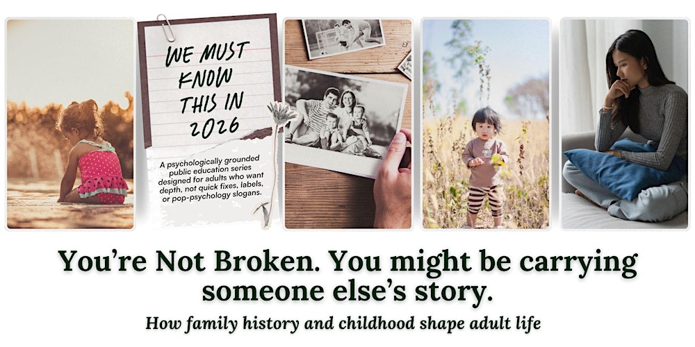 You’re Not Broken. You might be carrying someone else’s story.