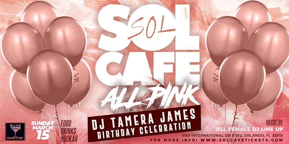 Sol Cafe - 100% R&B Experience - ALL PINK EDITION