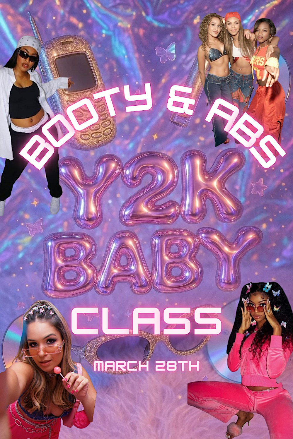 Y2K Booty and abs workout class