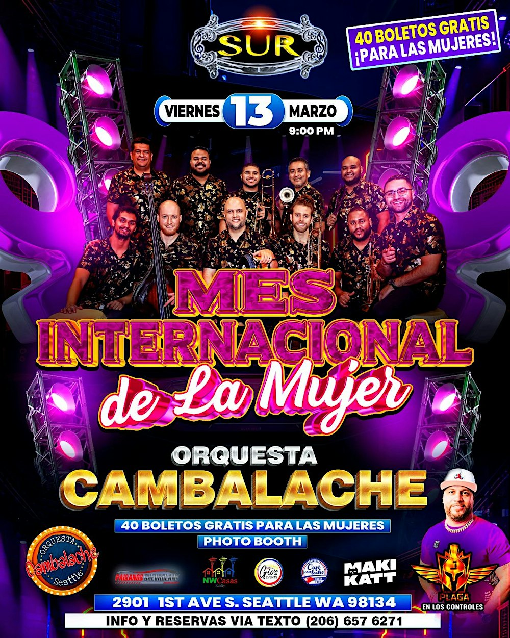Mes Internacional de la Mujer - Orquesta Cambalache