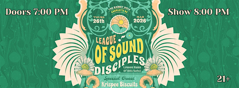Legion of Sound Disciples (Jason Hann of SCI) and Krispee Biscuits