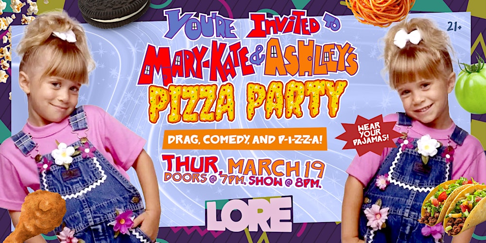 You're Invited: Mary-Kate and Ashley Pizza Party