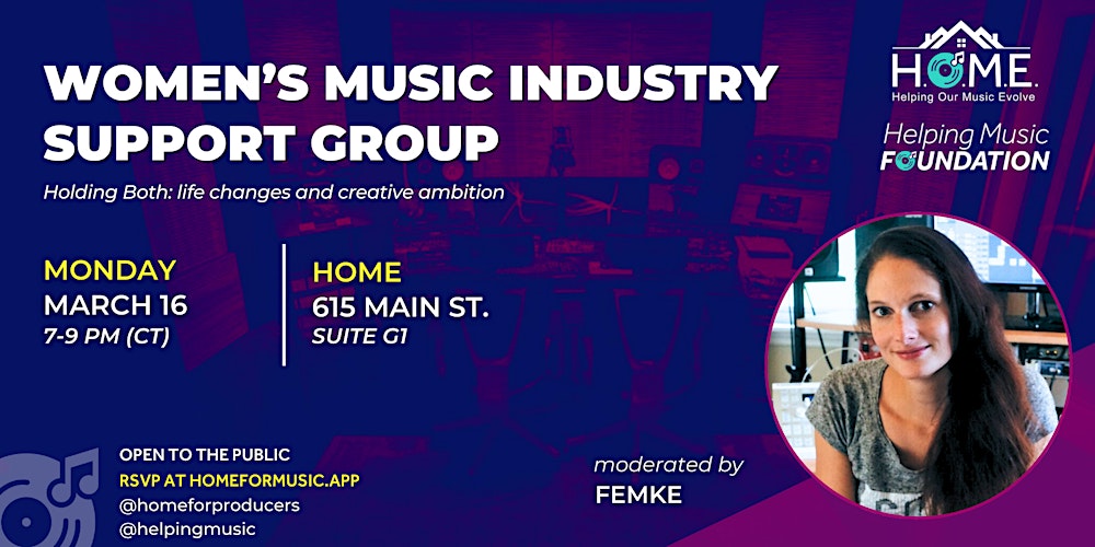 Women's Music Industry Support Group: Holding Both
