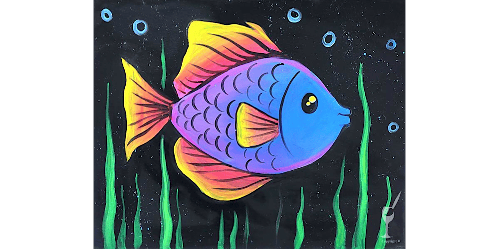 Glow Fish - Paint and Sip in San Antonio | Classpop!™