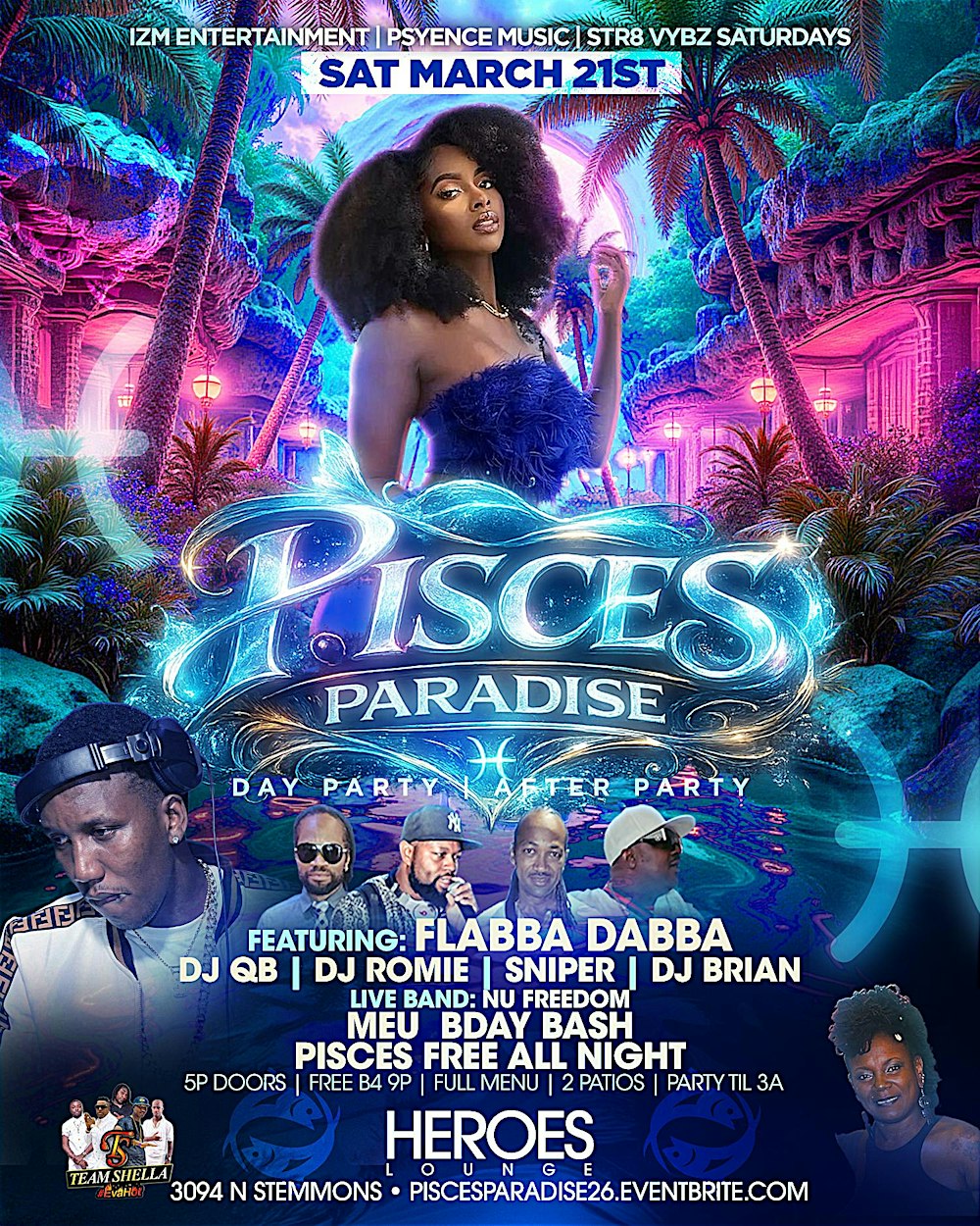 PISCES PARADISE | ft. DJ FLABBA DABBA Team Shella