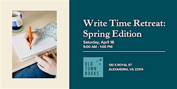 Write Time Retreat 2026: Spring Edition