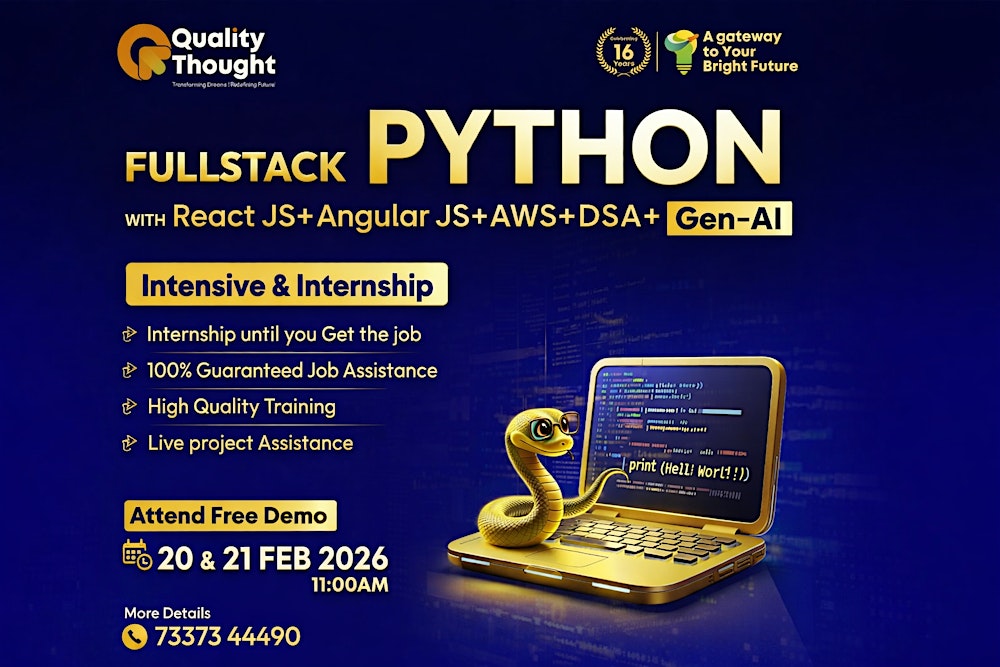 Full Stack Python Course FREE DEMO