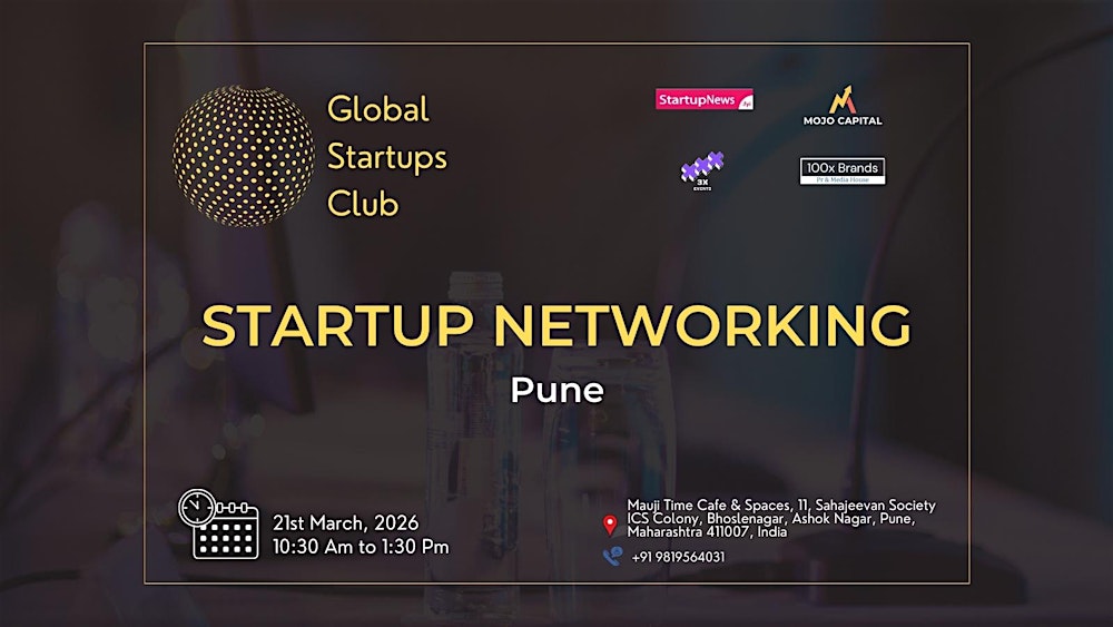 GLOBAL STARTUPS CLUB l STARTUP NETWORKING Pune 2026