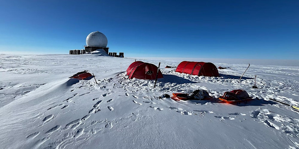 Skiing into the endless white